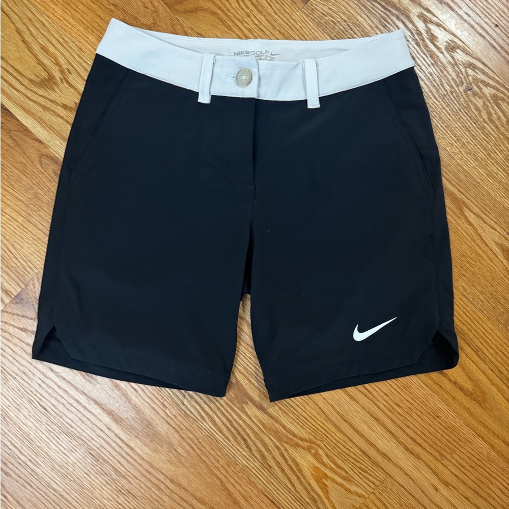 Nike Black and White Athletic Shorts
